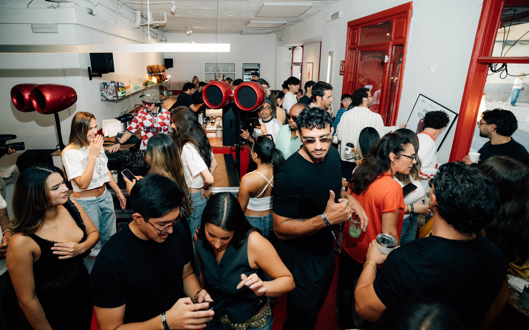 Guests and DJs gathered at ACID Bakehouse during The Coffee Party’s Madrid event